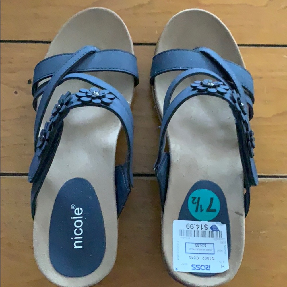 Nicole Wedge Heel Sandal